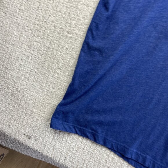 Hurley Skate Graphic T Shirt Men XXL Tie Dye Blue Baggy Fit Y2K Loose Blue Read - Picture 5 of 16